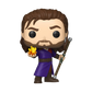 Funko Pop! vinyl figure of a character with long hair and beard, holding a staff and a small object, on a white background.