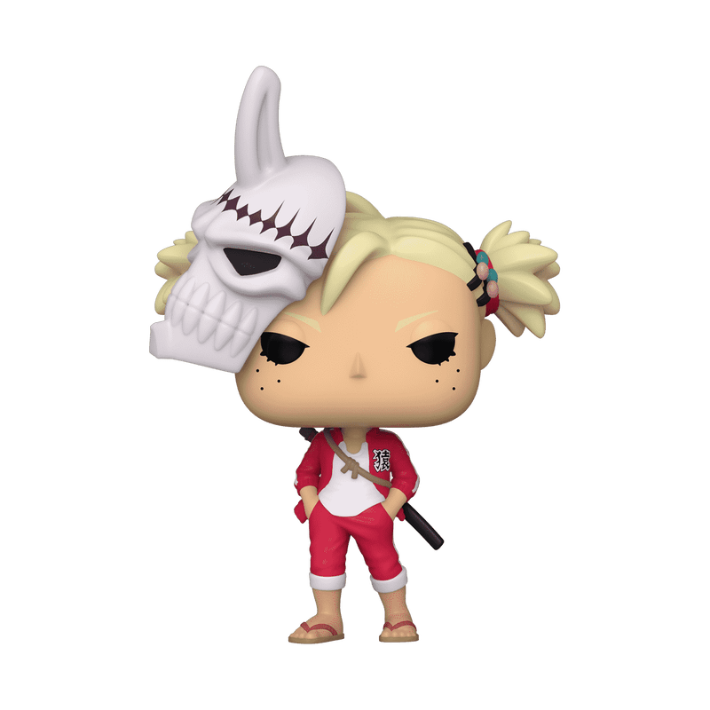 Funko Pop! vinyl figure with a character wearing a red outfit and white helmet on a white background