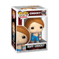 Funko Pop! Chucky figure in packaging on a white background