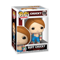 Funko Pop! Chucky figure in packaging on a white background