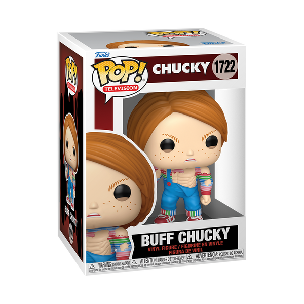 Funko Pop! Chucky figure in packaging on a white background
