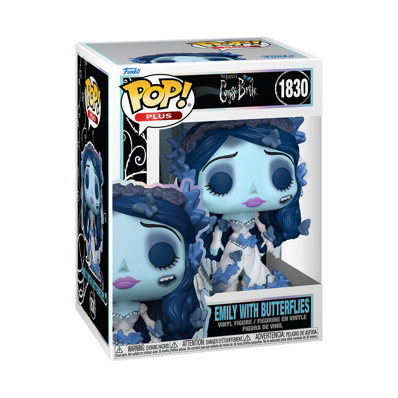 Funko Pop! vinyl figure packaging with character and product details.