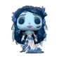Funko Pop! vinyl figure with blue hair and white outfit on a white background