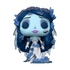 Funko Pop! vinyl figure with blue hair and white outfit on a white background