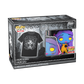 Funko Pop! Movies Corpse Bride gift set in its original window box packaging, featuring a black graphic t-shirt and a purple/blue vinyl figure of Emily.