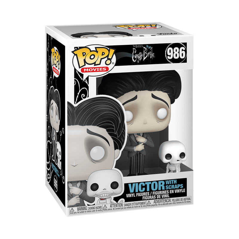 Funko Pop! vinyl figure packaging with character design on a white background