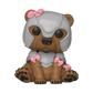Funko Pop! vinyl figure of a character with a pink bow on a white background