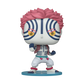 Front view of Funko POP! Demon Slayer Akaza Vinyl Figure #2043 collectible in Akaza's signature battle-ready pose.