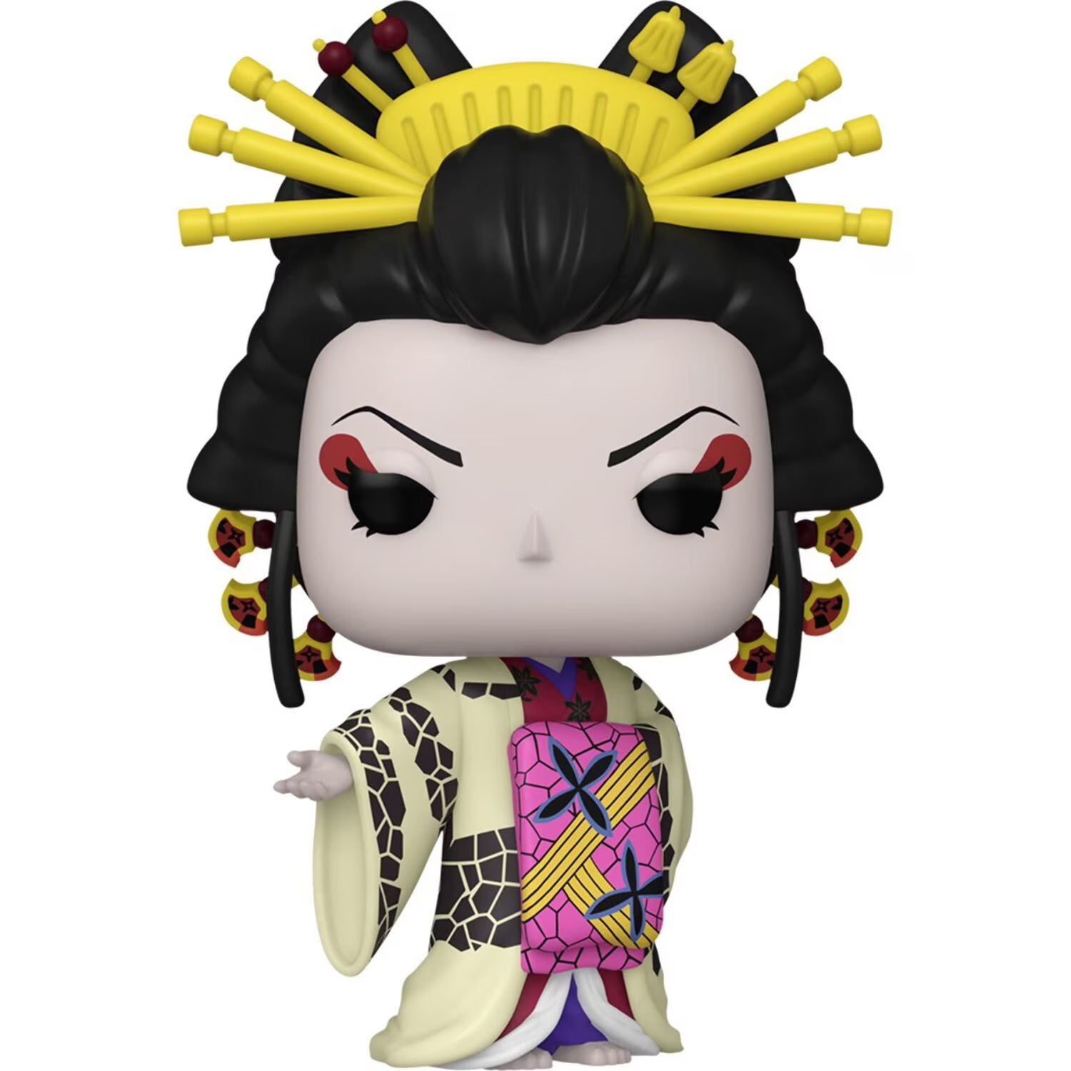 Front view of Funko POP! Demon Slayer Daki Vinyl Figure #1534 collectible showcasing Daki in her iconic anime design.