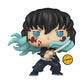 Front view of Funko POP! Demon Slayer Muichiro Tokito Vinyl Figure #1853 Chase collectible showcasing the Mist Hashira in his distinctive outfit.