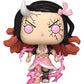 Front view of Funko POP! Demon Slayer Nezuko Kamado Vinyl Figure #1749 collectible featuring Nezuko in her classic anime design.