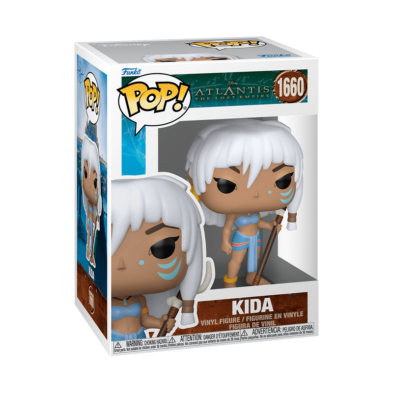 Funko Pop! vinyl figure packaging of Kida from Atlantis on a white background