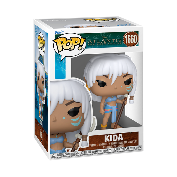 Funko Pop! vinyl figure packaging of Kida from Atlantis on a white background