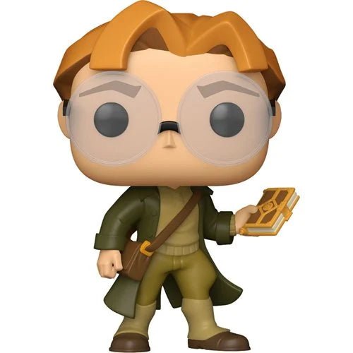 Funko Pop! vinyl figure of a character with glasses and a book on a white background