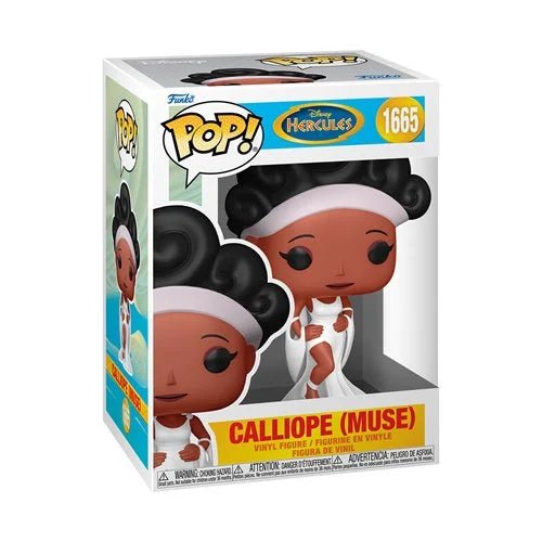 Funko Pop! packaging for Calliope (Muse) from Disney's Hercules