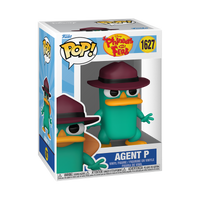 Funko Pop! vinyl figure packaging of Agent P from Phineas and Ferb