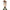Cartoon character figurine with exaggerated facial features on a white background