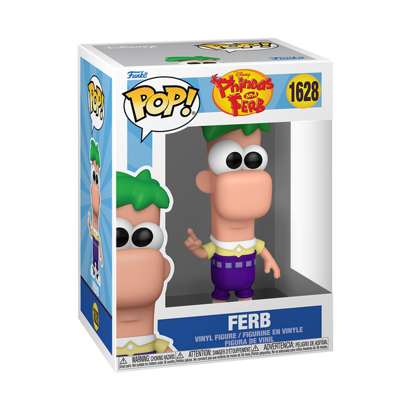 Funko Pop! vinyl figure packaging with Ferb from Phineas and Ferb 