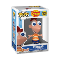 Funko Pop! vinyl figure packaging with Phineas character 