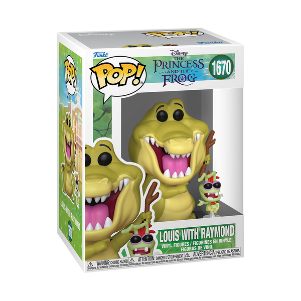 Funko POP! Disney: Princess and the Frog Louis with Raymond Vinyl Figure #1670