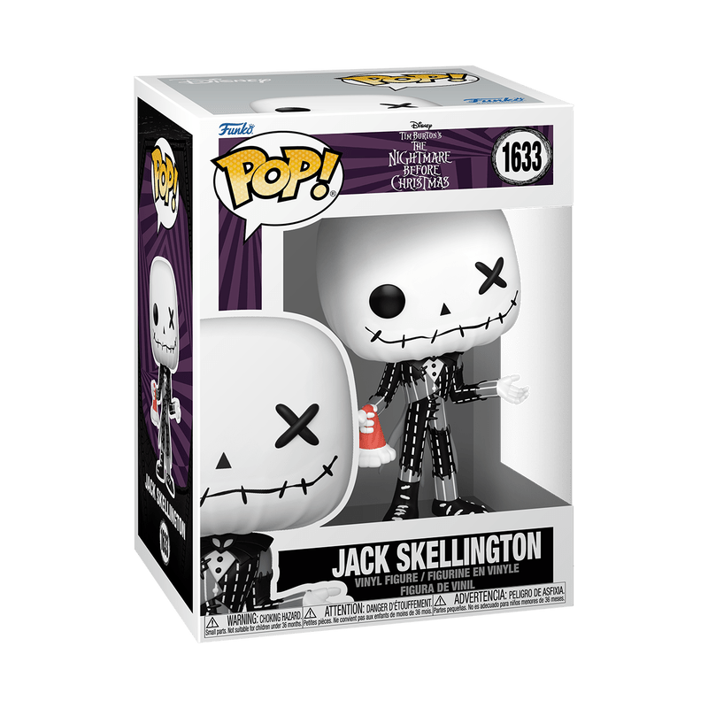 Funko Pop! Jack Skellington figure in packaging on a white background