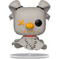 Funko Pop! vinyl figure of a skeleton zero with pumpkin nose on a white background