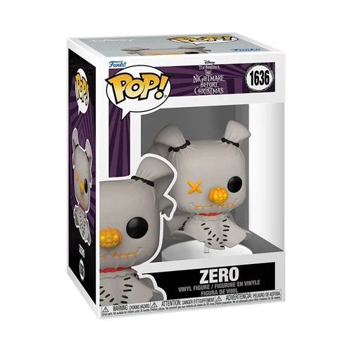 Funko Pop! vinyl figure of Zero from The Nightmare Before Christmas in packaging