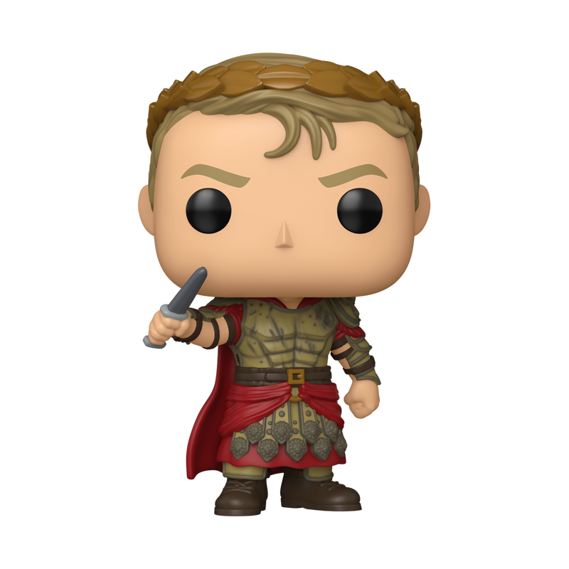 Front view of Funko POP! Fallout Caesar Vinyl Figure #1915 collectible showcasing the iconic leader of Caesar's Legion.