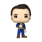 Funko Pop! vinyl figure of a character with brown hair and blue outfit on a white background