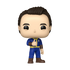Funko Pop! vinyl figure of a character with brown hair and blue outfit on a white background