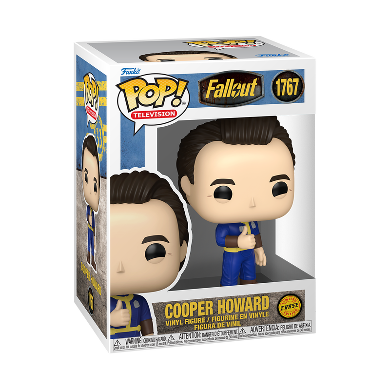 Funko Pop! vinyl figure packaging for Cooper Howard from Fallout