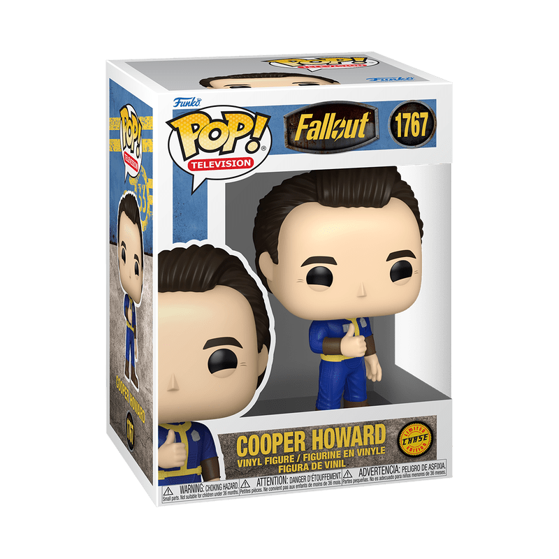 Funko Pop! vinyl figure packaging for Cooper Howard from Fallout