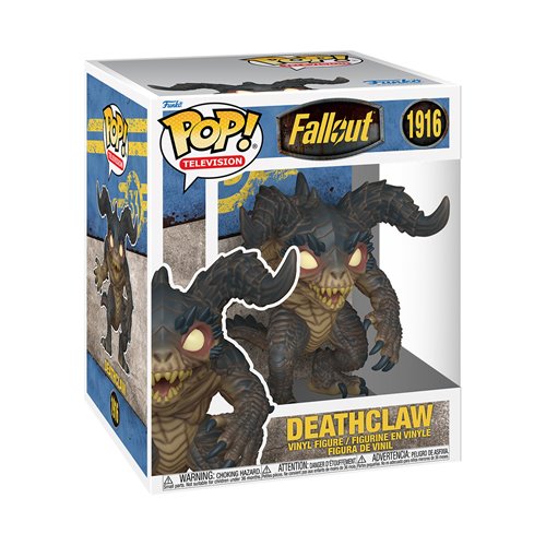 Official Funko POP! Fallout Deathclaw #1916 vinyl collectible featuring the iconic Wasteland creature.