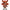 Red animated character with an eye patch on a white background