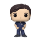 A stylized vinyl figure of a male medical professional with brown hair, wearing navy blue scrubs and dark gray shoes, set against a plain white background.