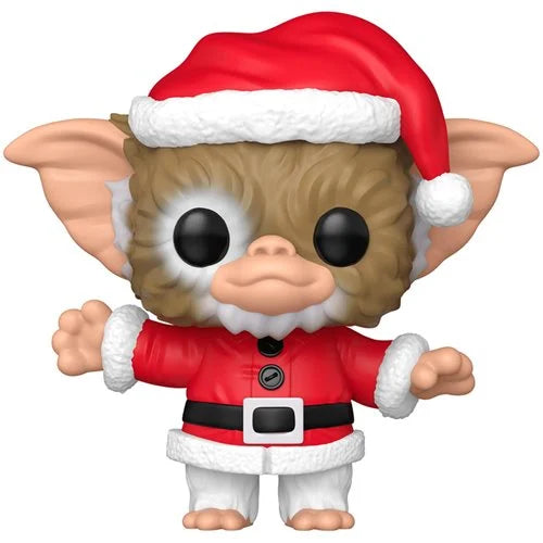 A Funko Pop! vinyl figure of Griz the Gnome wearing a red Santa Claus outfit with a white-trimmed Santa hat, shown against a plain white background.