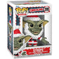 Funko Pop! Movies Gremlins Stripe vinyl figure in its original retail box, number 2095. The figure depicts a green gremlin with large eyes, wearing a Santa hat and striped red and white outfit.