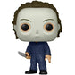 Funko Pop! vinyl figure of a character holding a knife on a white background