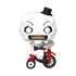 Funko Pop! vinyl figure of a character on a tricycle with a white background