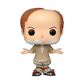 Funko Pop! vinyl figure of a character with brown hair and a white outfit 