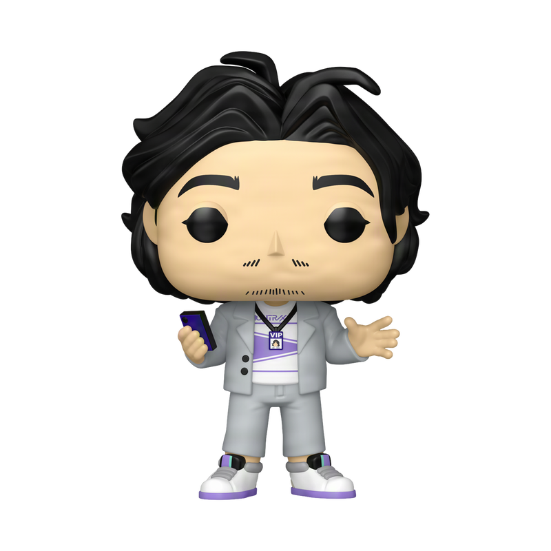 Funko POP! KPop Demon Hunters Bobby Vinyl Figure #2432 wearing his signature stage outfit in the official collector window box.