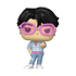 Funko POP KPop Demon Hunters Jinu vinyl figure wearing pink glasses blue checkered shirt and jeans