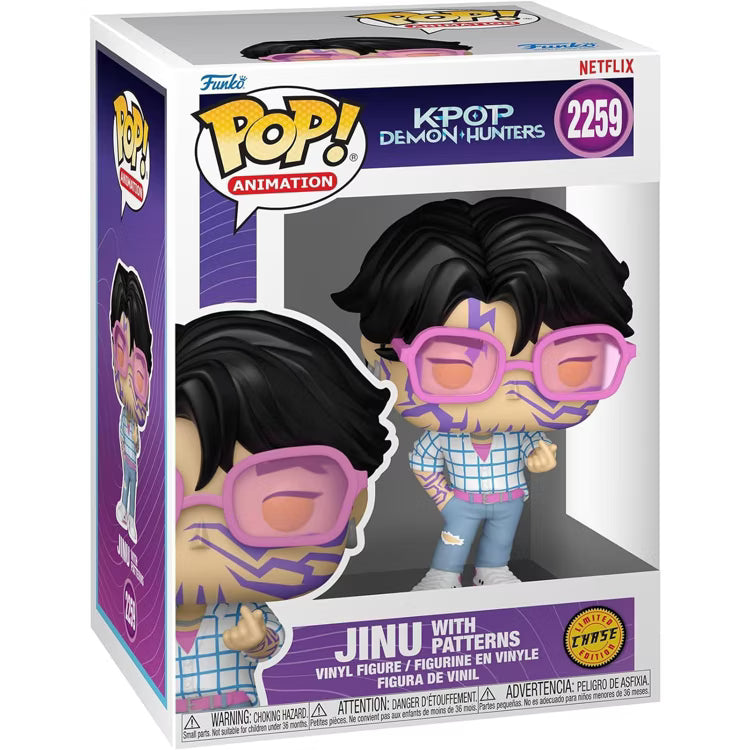 Funko Pop! vinyl figure packaging with character wearing pink sunglasses and black hair.