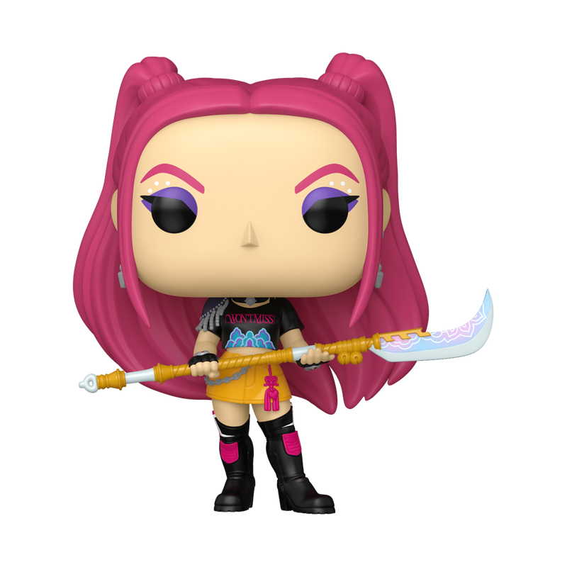 Funko POP! KPop Demon Hunters Mira Vinyl Figure #2258 wearing her signature stage outfit in the official Funko collector window box.