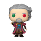 Funko Pop! vinyl figure of a character with gray hair, green eyes, and a red nose on a white background
