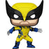 Funko Pop! vinyl figure of a superhero in yellow and blue costume with black mask on white background