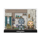 A collectible display case featuring Funko Pop! figures from Avengers: Endgame. The clear acrylic case showcases two figures: a blue-green Hulk sitting on a couch holding popcorn, and a blonde Sam Wilson holding a mug.