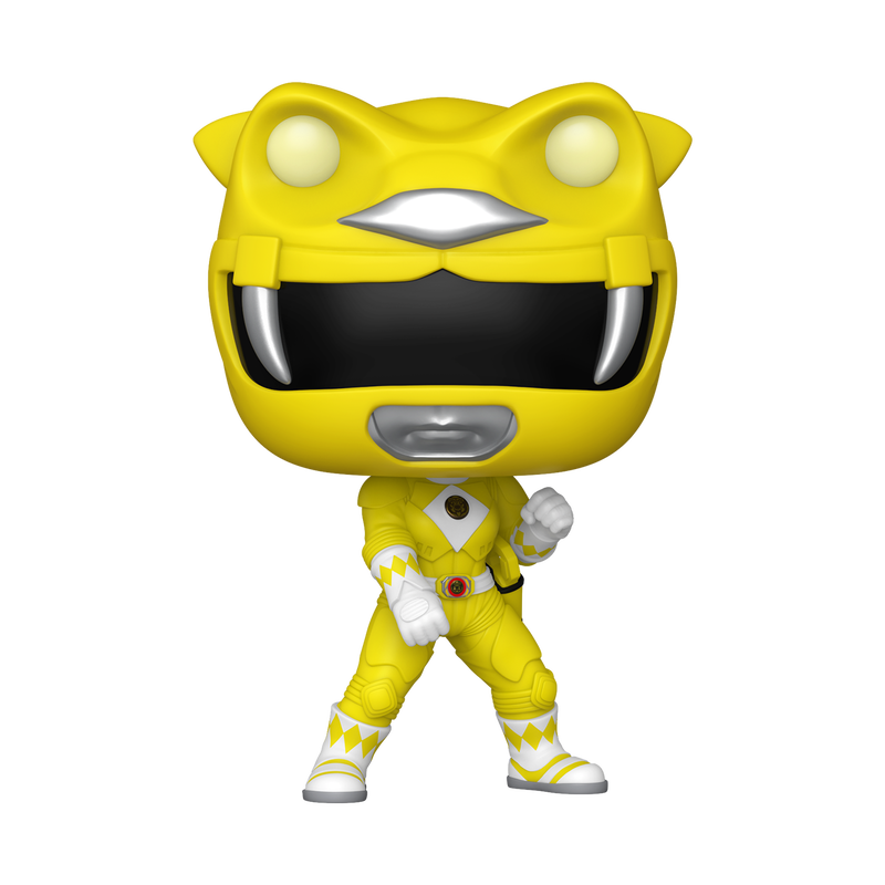 Yellow Power Ranger figurine