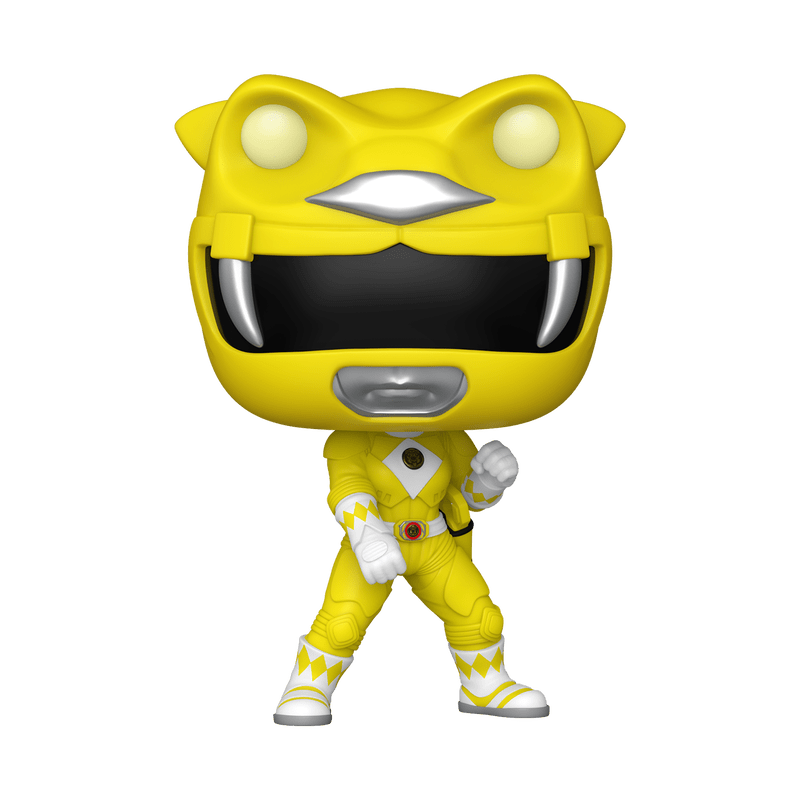Yellow Power Ranger figurine
