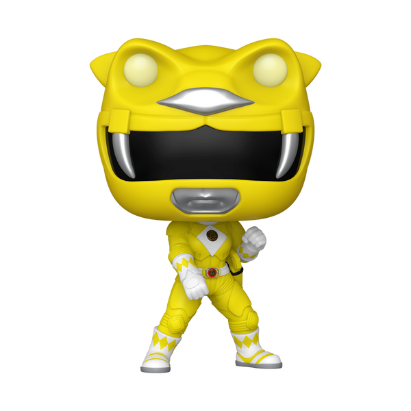Yellow Power Ranger figurine